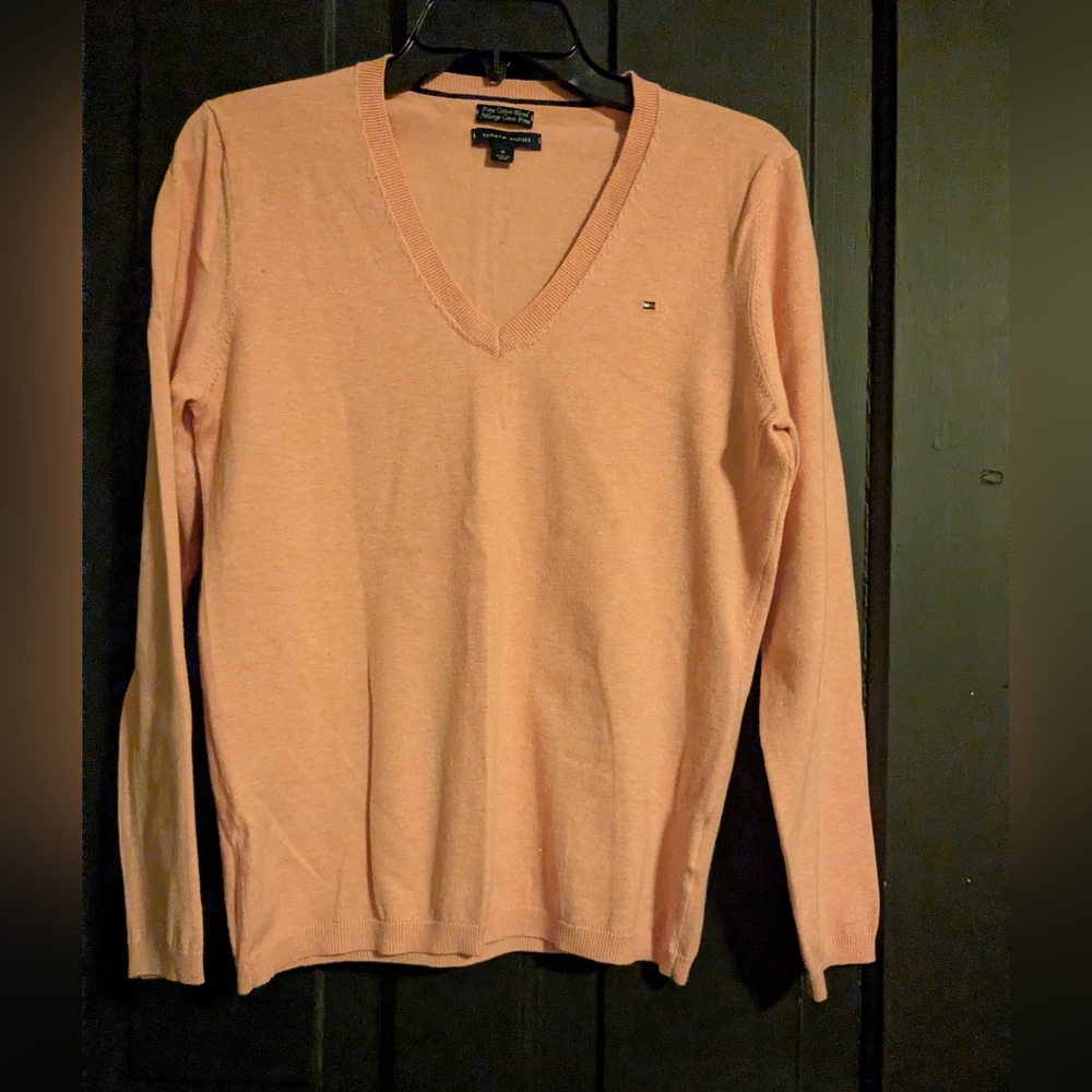 Tommy Hilfiger Light PinkV-Neck Sweater